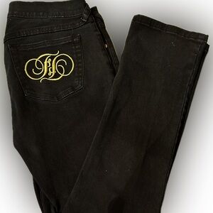 Fabulosity Black Denim Jeans